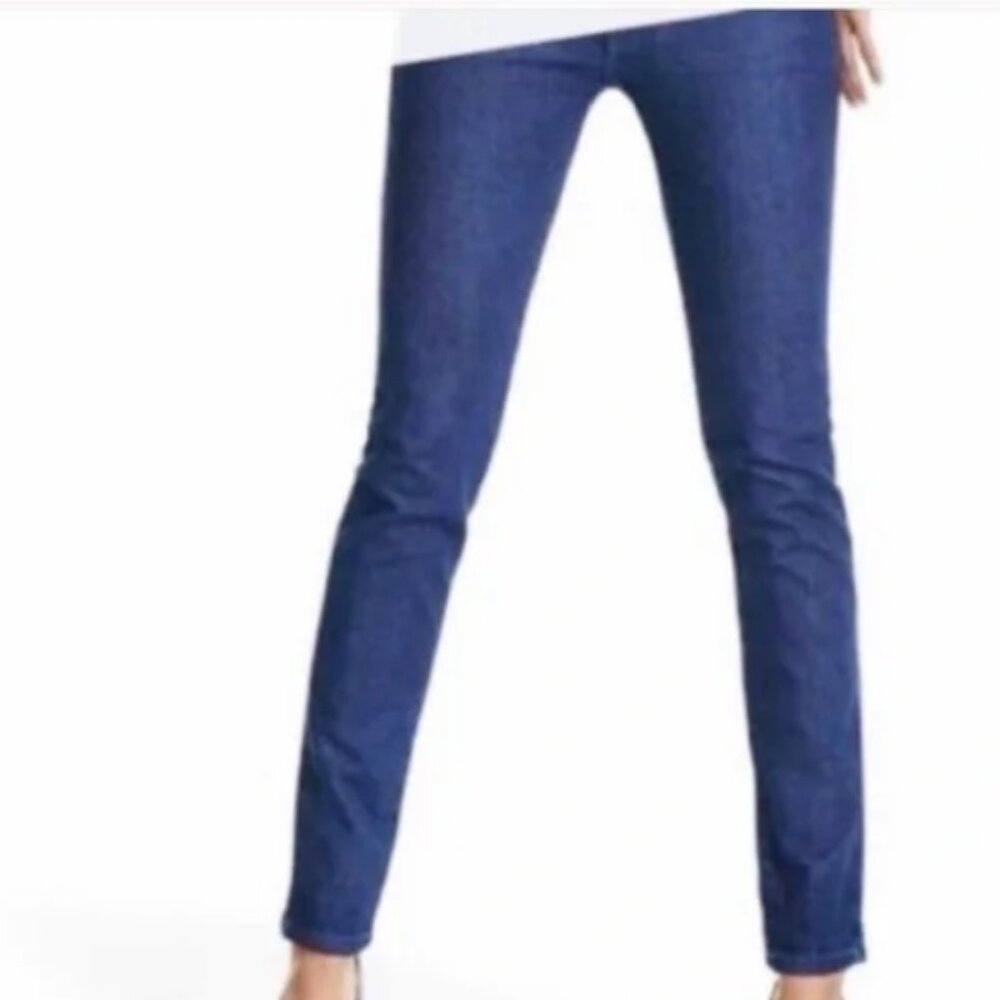 Cabi #886 Mid-Rise Navy Skinny Ankle Jeans size 12